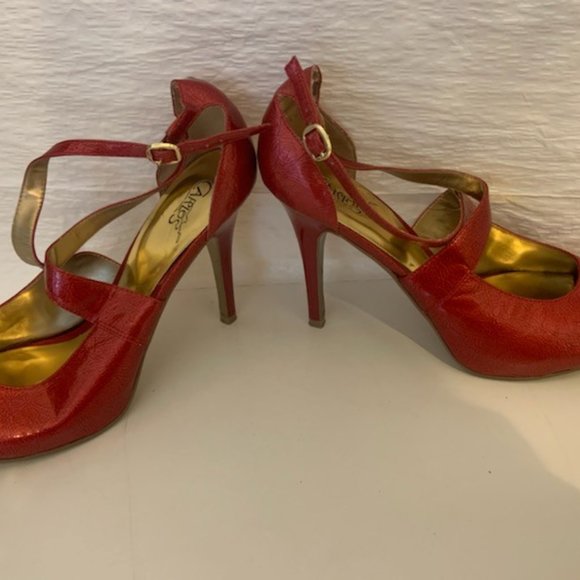 Carlos Santana Red Believe 2 Stiletto - Picture 4 of 6